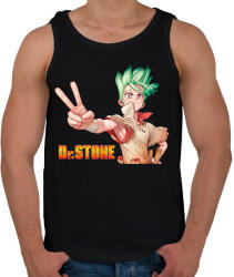 printfashion Dr. Stone - Férfi atléta - Fekete (14862652)