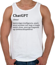 printfashion ChatGPT jelentése - Férfi atléta - Fehér (14579037)