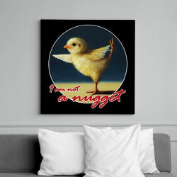 printfashion I am not nugget - Vászonkép - Fekete (8152806)