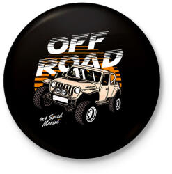 printfashion Terepjáro - Kitűző, hűtőmágnes - Fekete (14093186)