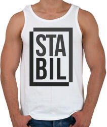 printfashion Stabil - Férfi atléta - Fehér (2341179)