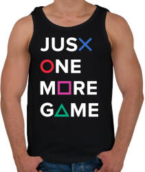 printfashion Just One More Game - Férfi atléta - Fekete (4290115)