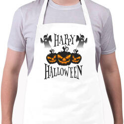 printfashion Happy Halloween Tökfejes - Kötény - Fehér (4907453)