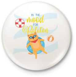 printfashion In the mood for Balaton - Kitűző, hűtőmágnes - Fehér (7347755)