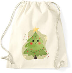 printfashion Cuki karácsonyfa - Sportzsák, Tornazsák - Natúr (5435678)