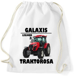 printfashion Galaxis legjobb traktoros - Sportzsák, Tornazsák - Fehér (5779764)