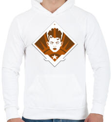 printfashion Apex Legends Bangalore Jelvény (Badge) - Férfi kapucnis pulóver - Fehér (1307120)