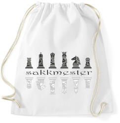 printfashion Sakkmester - Sportzsák, Tornazsák - Fehér (4940987)