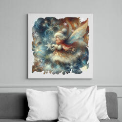 printfashion A tél tündére - Vászonkép - Fehér (15123831)