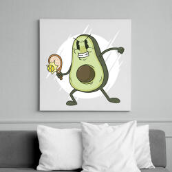 printfashion Avokádó tenisz - Vászonkép - Fehér (6640576)