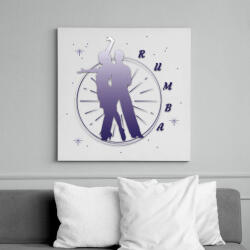 printfashion Rumba - Vászonkép - Fehér (7675460)