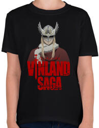 printfashion Vinland Saga - Canute - Gyerek póló - Fekete (14863573)