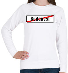 printfashion budapest-vege - Női pulóver - Fehér (784034)