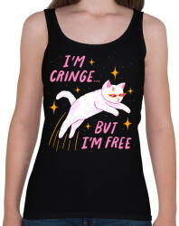 printfashion I'm cringe. . . - Női atléta - Fekete (15996768)