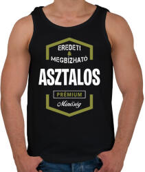 printfashion Asztalos prémium minőség - Férfi atléta - Fekete (1430670)