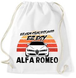 printfashion Ez nem csak egy autó ez egy ALFA ROMEO - Sportzsák, Tornazsák - Fehér (16465155)