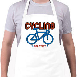 printfashion Cycling Fanatist - Kötény - Fehér (10213643)