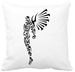 printfashion Maori angyalember - Párnahuzat, Díszpárnahuzat - Fehér (6112846)