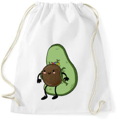 printfashion Hátizsákos avokádó - Sportzsák, Tornazsák - Fehér (3925411)