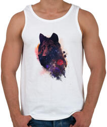 printfashion Universal wolf - Férfi atléta - Fehér (241012)