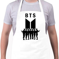 printfashion BTS 01 - Kötény - Fehér (12673133)