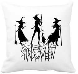 printfashion Boszorkányos Halloween - Párnahuzat, Díszpárnahuzat - Fehér (14381971)