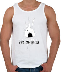 printfashion I'm Onigiri - Férfi atléta - Fehér (816427)
