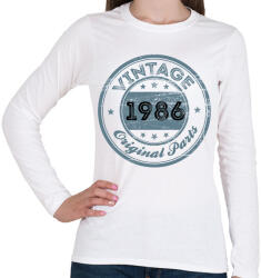 printfashion 1986 - Női hosszú ujjú póló - Fehér (12164613)