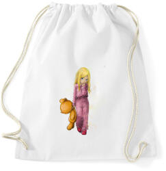 printfashion Kicsi lány. . . kicsi maci - Sportzsák, Tornazsák - Fehér (5688696)