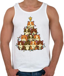 printfashion Hörcsög karácsonyfa - Férfi atléta - Fehér (14508323)