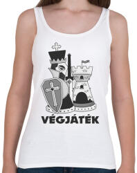 printfashion Sakk végjáték 2 - Női atléta - Fehér (4941410)