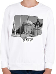 printfashion Pécs (GTA stílus) - Gyerek pulóver - Fehér (1596039)
