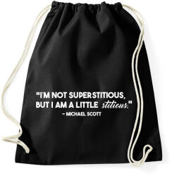 printfashion I'm not superstitious - WHITE - Sportzsák, Tornazsák - Fekete (7502766)