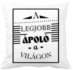 printfashion A legjobb ápoló - Párnahuzat, Díszpárnahuzat - Fehér (7228103)