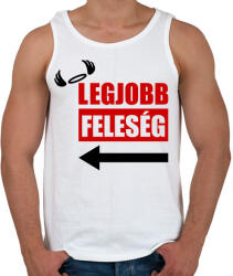 printfashion Legjobb feleség - Férfi atléta - Fehér (5246100)