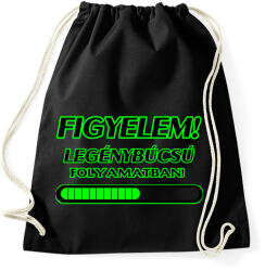 printfashion Legénybúcsú - Sportzsák, Tornazsák - Fekete (7137130)