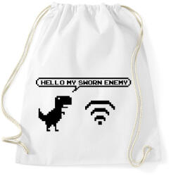 printfashion Hello my sworn enemy - Sportzsák, Tornazsák - Fehér (2322580)