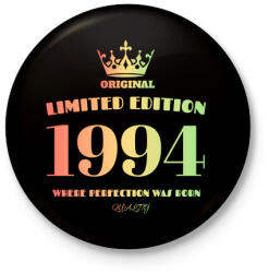 printfashion 1994 - Kitűző, hűtőmágnes - Fekete (4468709)
