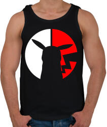 printfashion Pikachu logó - Férfi atléta - Fekete (13642512)