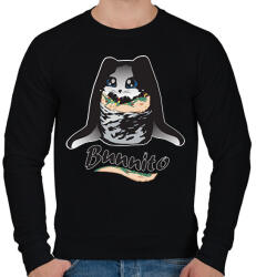 printfashion bunnito - Férfi pulóver - Fekete (13513411)