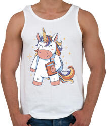 printfashion Unikornis diák - Férfi atléta - Fehér (13277142)