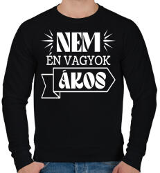 printfashion Nem én vagyok - Névvel (fehér) - Férfi pulóver - Fekete (10924174)