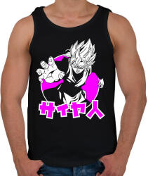 printfashion DBS BLACK GOKU - Férfi atléta - Fekete (12482101)