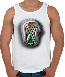 printfashion Rába logo - Férfi atléta - Fehér (14804717)