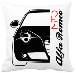 printfashion Alfa Romeo Mito - fekete - Párnahuzat, Díszpárnahuzat - Fehér (13782959)
