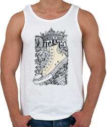 printfashion torna cipő - Férfi atléta - Fehér (4652605)