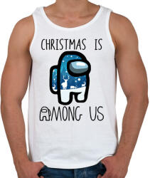printfashion Christmas is Among Us - Férfi atléta - Fehér (5700636)