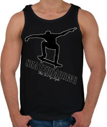 printfashion Skatedoarding - Férfi atléta - Fekete (4227931)