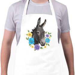 printfashion Szamár - Kötény - Fehér (13877831)