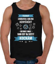 printfashion Leküldtek a boltba - Férfi atléta - Fekete (2800140)